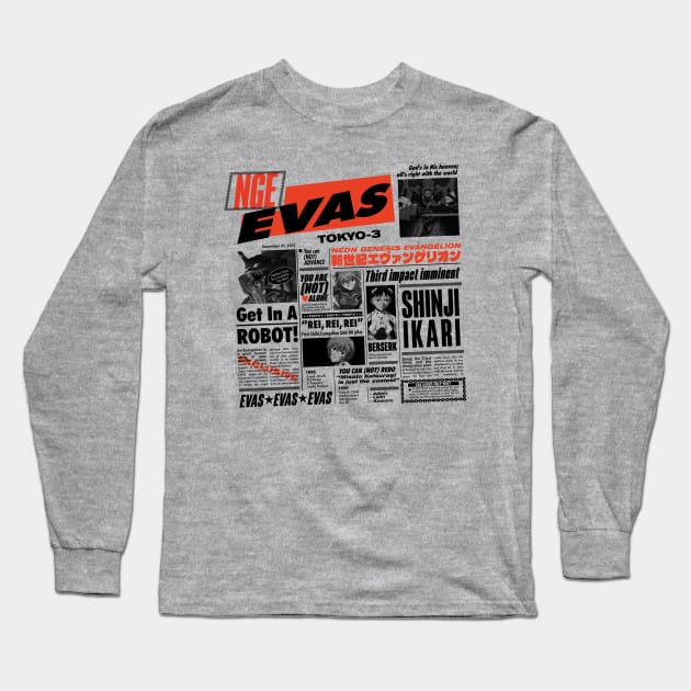 NGE EVAS Long Sleeve T-Shirt by Krobilad